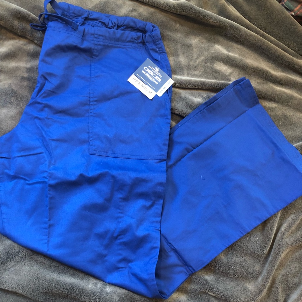Cherokee Royal Blue Scrub bottoms